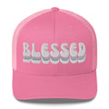 Blessed White/Gray Trucker Cap
