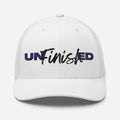 Blue Unfinished Trucker Cap