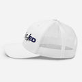 Blue Unfinished Trucker Cap