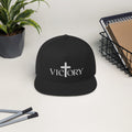 Victory White Flat Bill Cap
