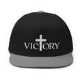 Victory White Flat Bill Cap
