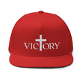 Victory White Flat Bill Cap