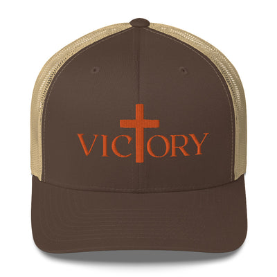 Victory Orange Trucker Cap