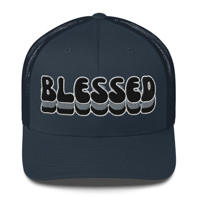 Blessed Blk/Gray Trucker Cap