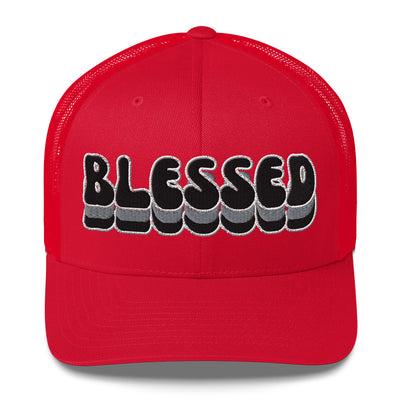 Blessed Blk/Gray Trucker Cap