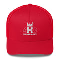 4HG White Trucker Cap
