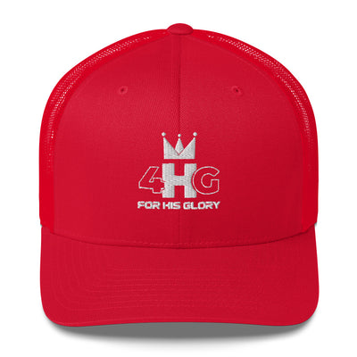 4HG White Trucker Cap