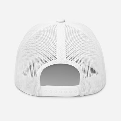 Blue Unfinished Trucker Cap
