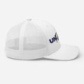 Blue Unfinished Trucker Cap
