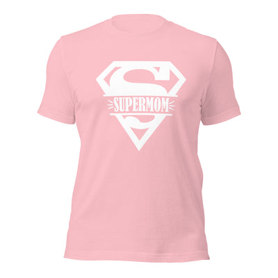 Supermom T-shirt White Logo