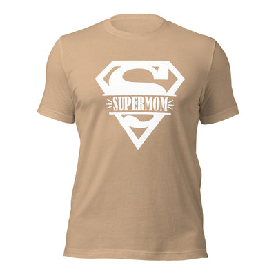 Supermom T-shirt White Logo