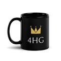 Black Glossy Mug - 4HG For His Glory Apparel