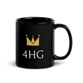 Black Glossy Mug - 4HG For His Glory Apparel