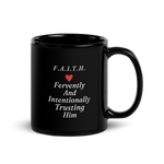 Black Glossy Mug - 4HG For His Glory Apparel