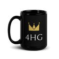 Black Glossy Mug - 4HG For His Glory Apparel