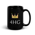 Black Glossy Mug - 4HG For His Glory Apparel