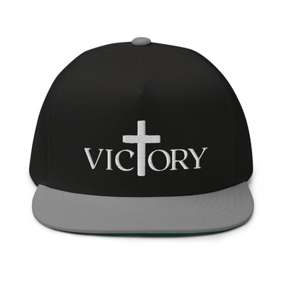 Victory White Flat Bill Cap