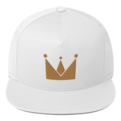 Crown Gold Flat Bill Cap