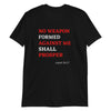 No Weapon Red Unisex T-Shirt