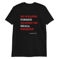 No Weapon Red Unisex T-Shirt