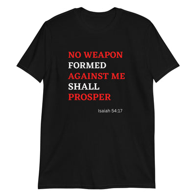 No Weapon Red Unisex T-Shirt