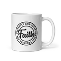 White glossy mug - 4HG For His Glory Apparel