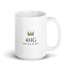 White glossy mug - 4HG For His Glory Apparel