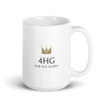 White glossy mug - 4HG For His Glory Apparel